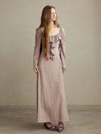 Romantic Ruffle Muse Long Dress