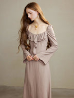 Romantic Ruffle Muse Long Dress