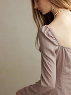 Romantic Ruffle Muse Long Dress