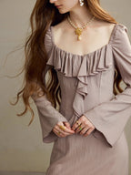 Romantic Ruffle Muse Long Dress