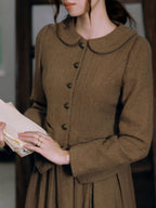 Vintage Scholar Heritage Jacket & Pleated Skirt