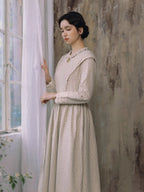 Vintage Meadow Ruffle Lace Long Dress