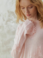 Whispering Butterfly Soft Knit Top