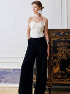 Petal Bloom Strapless Corset Top