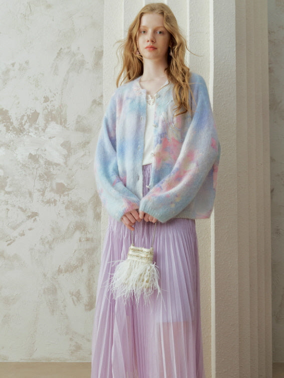 Pastel Cloud Garden Cardigan