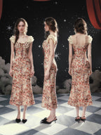 Starlit Rose Corset Dress