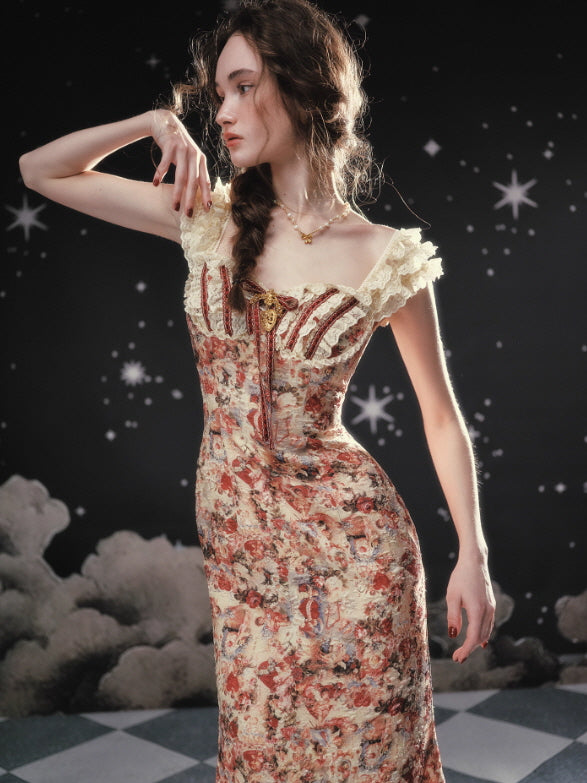 Starlit Rose Corset Dress