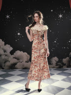 Starlit Rose Corset Dress
