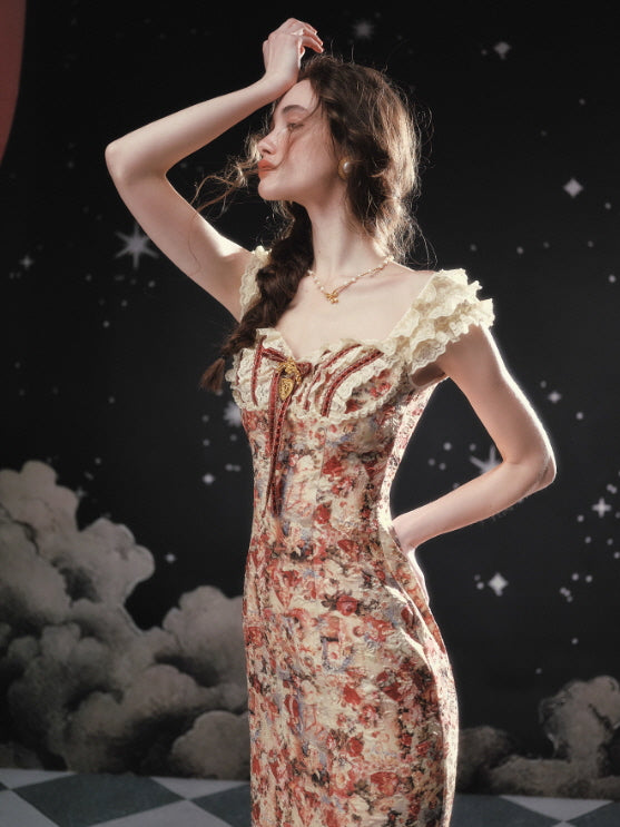 Starlit Rose Corset Dress