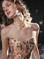 Starlight Rose Corset & Moonlit Ivory Skirt