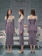 Lavender Heirloom Lace Dress