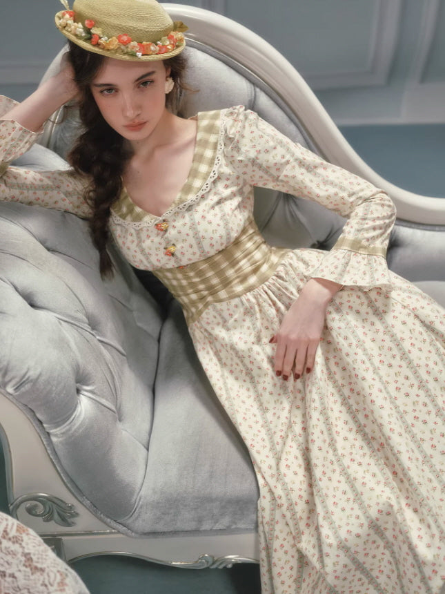 Meadow Heirloom Floral Corset Dress