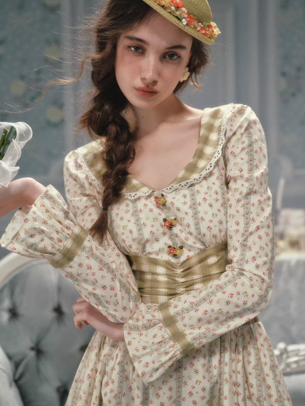 Meadow Heirloom Floral Corset Dress