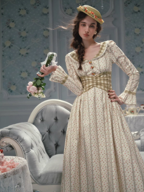Meadow Heirloom Floral Corset Dress