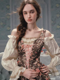 Antique Rose Woodland Corset Dress