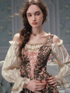 Antique Rose Woodland Corset Dress