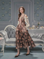 Antique Rose Woodland Corset Dress