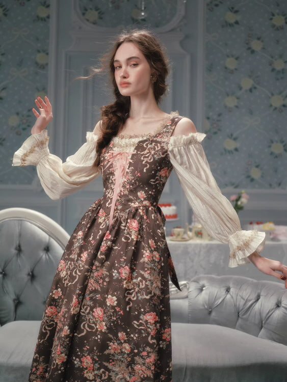 Antique Rose Woodland Corset Dress