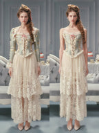 Meadow Muse Floral Lace Corset