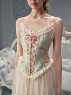 Meadow Muse Floral Lace Corset