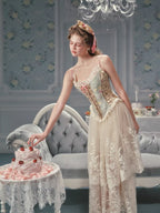 Meadow Muse Floral Lace Corset
