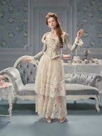 Meadow Muse Floral Lace Corset