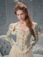 Meadow Muse Floral Lace Corset