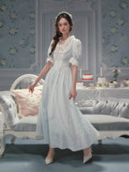 Pale Blue Reverie Lace Dress