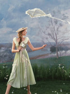 Meadowlight Ribbon Lace Dress