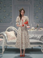 Strawberry Garden Ribbon Dress