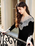 Midnight Lace Reverie Dress