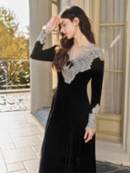Midnight Lace Reverie Dress