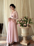Petal Whisper Knit Dress