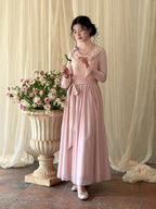 Petal Whisper Knit Dress