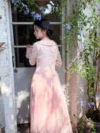 Petal Whisper Knit Dress