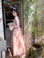 Petal Whisper Knit Dress