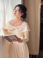 Ivory Letterlight Knit Dress