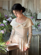Ivory Letterlight Knit Dress