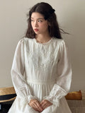 White Lily Heirloom Embroidery Dress