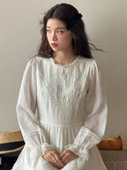 White Lily Heirloom Embroidery Dress