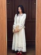 Rose Cross Heirloom Embroidery Blouse