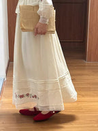 Rose Cross Heirloom Embroidery Blouse