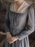 French Country Stripe Cotton Dress