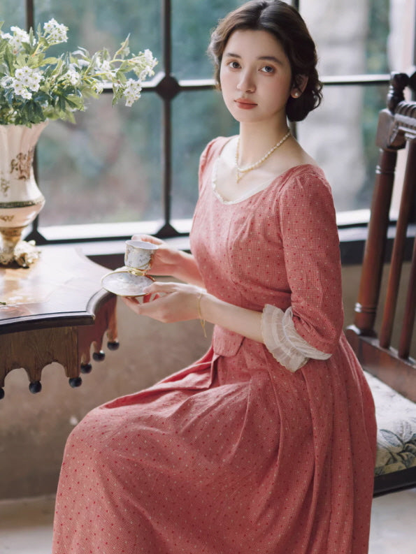 French Vintage Cottagecore Princess Dress