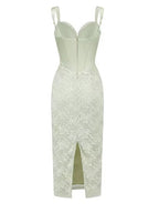 Verdant Blade Corset Dress