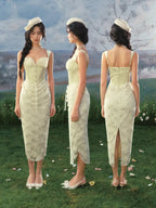 Verdant Blade Corset Dress