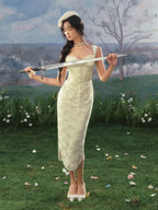 Verdant Blade Corset Dress