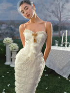 Ivory Heirloom Corset Dress