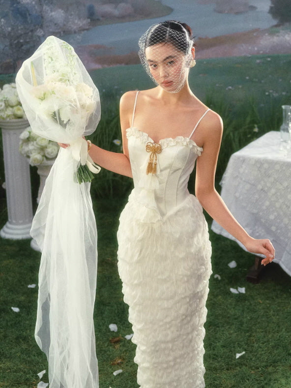 Ivory Heirloom Corset Dress