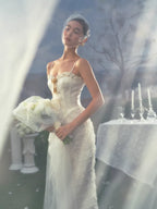 Ivory Heirloom Corset Dress